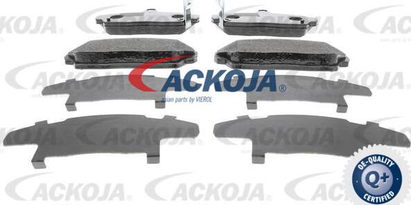 ACKOJA A26-0019 - Brake Pad Set, disc brake autospares.lv