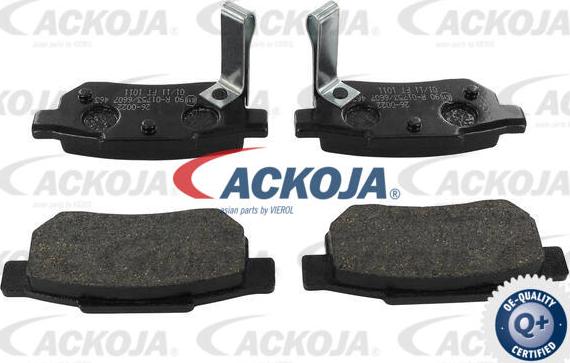 ACKOJA A26-0022 - Brake Pad Set, disc brake autospares.lv