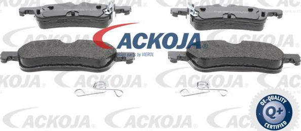 ACKOJA A26-0244 - Brake Pad Set, disc brake autospares.lv
