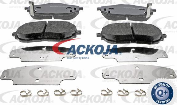 ACKOJA A70-0470 - Brake Pad Set, disc brake autospares.lv