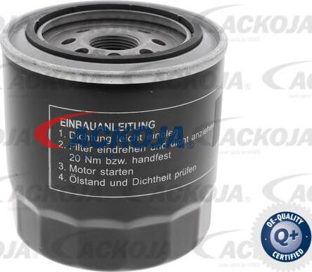 ACKOJA A70-0502 - Oil Filter autospares.lv