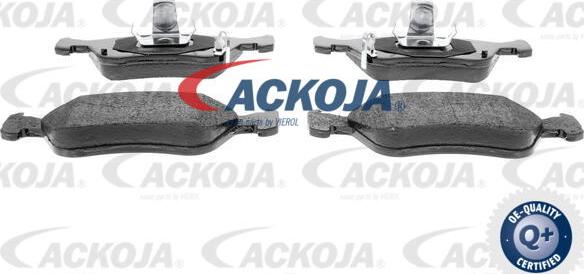 ACKOJA A70-0049 - Brake Pad Set, disc brake autospares.lv