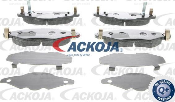 ACKOJA A70-0041 - Brake Pad Set, disc brake autospares.lv