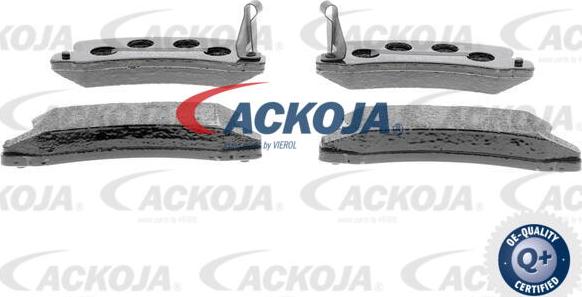 ACKOJA A70-0051 - Brake Pad Set, disc brake autospares.lv