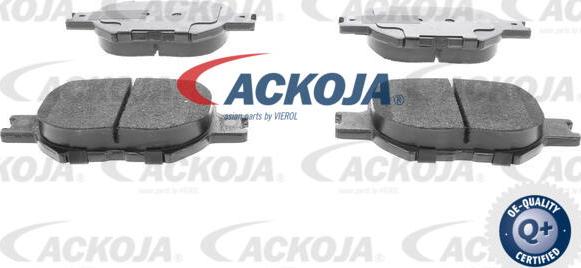 ACKOJA A70-0053 - Brake Pad Set, disc brake autospares.lv