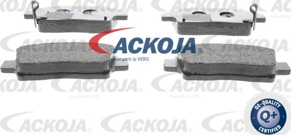 ACKOJA A70-0085 - Brake Pad Set, disc brake autospares.lv