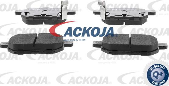 ACKOJA A70-0038 - Brake Pad Set, disc brake autospares.lv