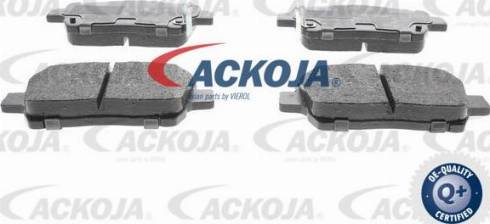 ACKOJA A70-0033 - Brake Pad Set, disc brake autospares.lv