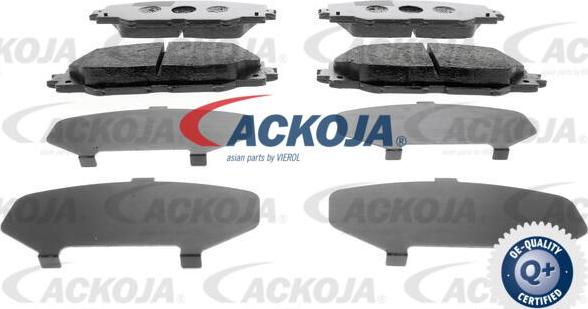 ACKOJA A70-0029 - Brake Pad Set, disc brake autospares.lv