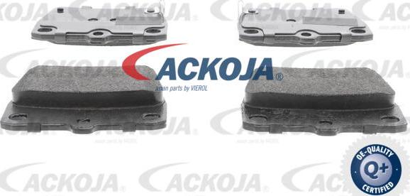 ACKOJA A70-0026 - Brake Pad Set, disc brake autospares.lv