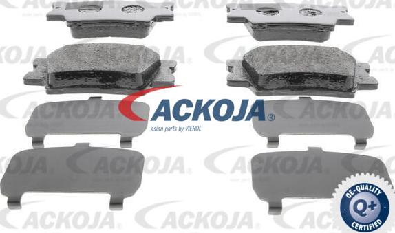 ACKOJA A70-0028 - Brake Pad Set, disc brake autospares.lv