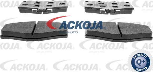 ACKOJA A70-0027 - Brake Pad Set, disc brake autospares.lv