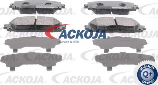 ACKOJAP A70-0084 - Brake Pad Set, disc brake autospares.lv