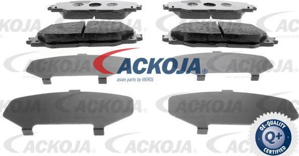 ACKOJAP A70-0029 - Brake Pad Set, disc brake autospares.lv