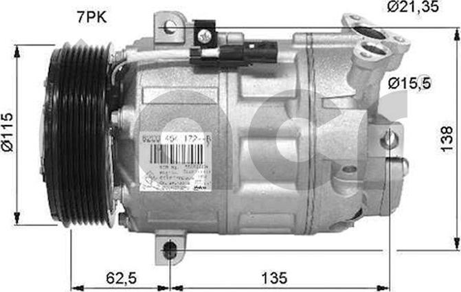 ACR 132914 - Compressor, air conditioning autospares.lv