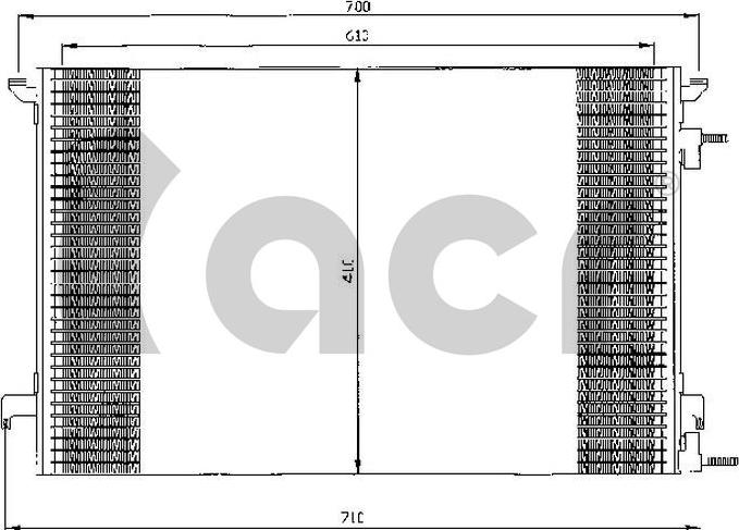 ACR 300512 - Condenser, air conditioning autospares.lv