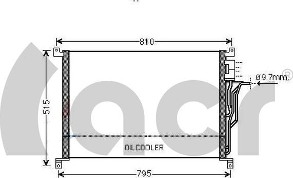 ACR 300637 - Condenser, air conditioning autospares.lv