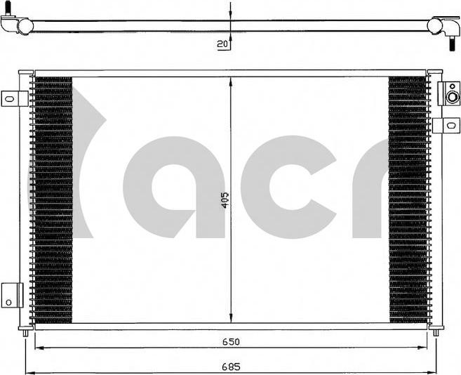 ACR 300067 - Condenser, air conditioning autospares.lv