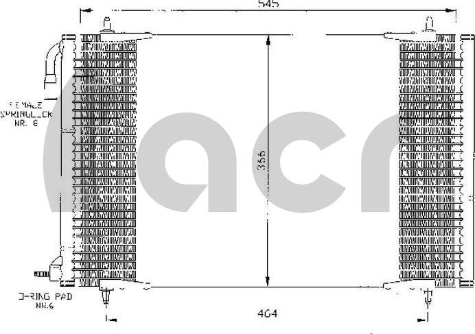 ACR 300084 - Condenser, air conditioning autospares.lv