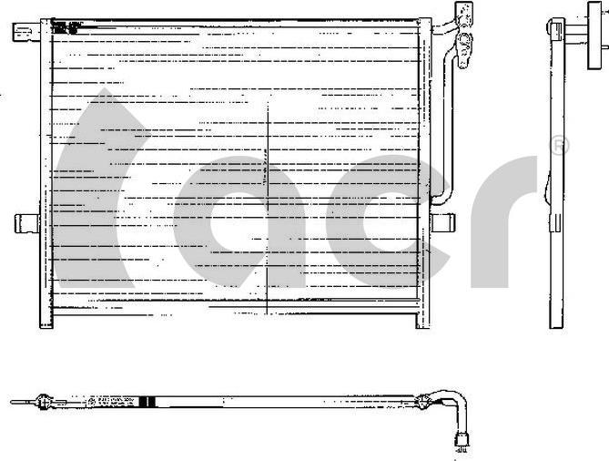 ACR 300080 - Condenser, air conditioning autospares.lv