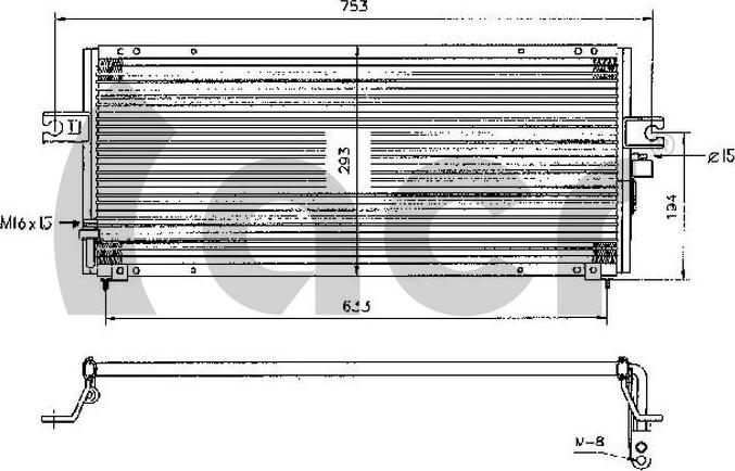 ACR 300363 - Condenser, air conditioning autospares.lv