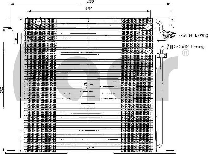 ACR 300337 - Condenser, air conditioning autospares.lv