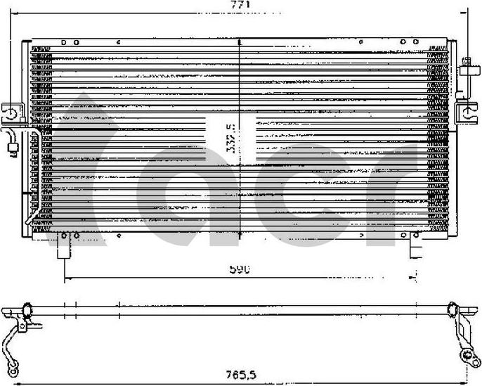 ACR 300245 - Condenser, air conditioning autospares.lv