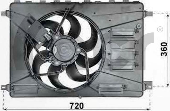 ACR 330313 - Fan, radiator autospares.lv