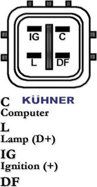 AD Kühner 401726RID - Alternator autospares.lv