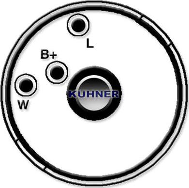 AD Kühner 554339RIB - Alternator autospares.lv