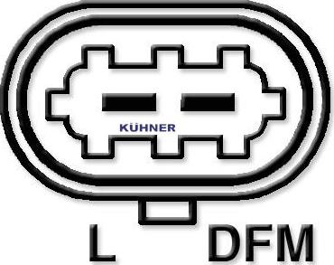 AD Kühner 553270RIB - Alternator autospares.lv