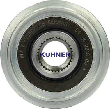 AD Kühner 885444M - Pulley, alternator, freewheel clutch autospares.lv