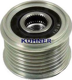 AD Kühner 885454 - Pulley, alternator, freewheel clutch autospares.lv