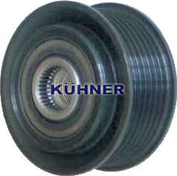 AD Kühner 885125M - Pulley, alternator, freewheel clutch autospares.lv