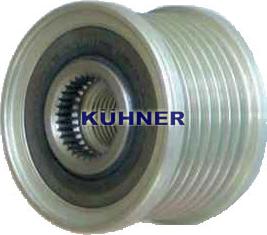 AD Kühner 885376M - Pulley, alternator, freewheel clutch autospares.lv