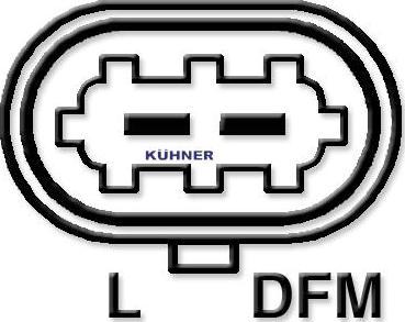 AD Kühner 301592RI - Alternator autospares.lv