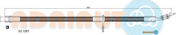 Adriauto 52.1267 - Brake Hose autospares.lv