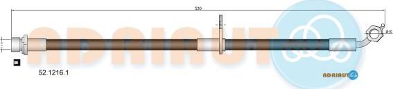 Adriauto 52.1216.1 - Brake Hose autospares.lv