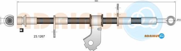 Adriauto 23.1267 - Brake Hose autospares.lv