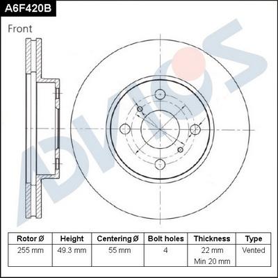 SBS 18152045163 - Brake Disc autospares.lv