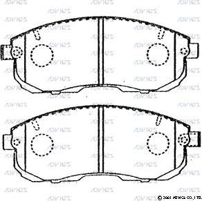 Equal Quality PF1269 - Brake Pad Set, disc brake autospares.lv