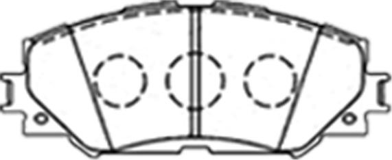 ADVICS-SEA A1N185 - Brake Pad Set, disc brake autospares.lv