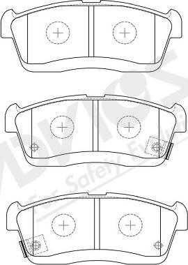 ADVICS-SEA H1N056Y - Brake Pad Set, disc brake autospares.lv