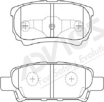 Wagner WBP24014A-D - Brake Pad Set, disc brake autospares.lv