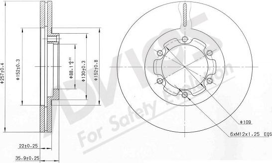 ADVICS-SEA J6F274 - Brake Disc autospares.lv