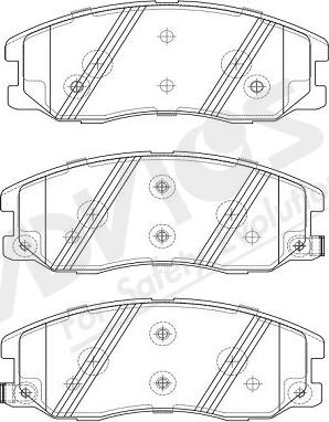 ADVICS-SEA L1N006Y - Brake Pad Set, disc brake autospares.lv