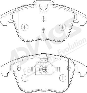 ADVICS-SEA L1N015Y - Brake Pad Set, disc brake autospares.lv