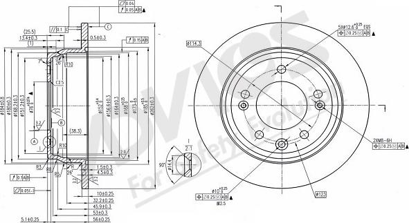 ADVICS-SEA R6R809 - Brake Disc autospares.lv