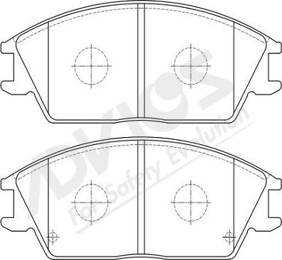 ADVICS-SEA R1N022Y - Brake Pad Set, disc brake autospares.lv