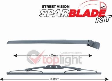 AE TOPLIGHT TRA-A8Q3 - Wiper Arm Set, window cleaning autospares.lv